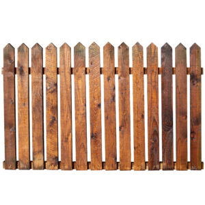Sectional Pointed Picket Panel